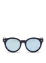 Main View - Click To Enlarge - RAY-BAN - 'RB4261' round acetate mirror sunglasses