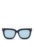 Main View - Click To Enlarge - RAY-BAN - 'RB4262' square acetate mirror sunglasses