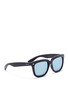 Figure View - Click To Enlarge - RAY-BAN - 'RB4262' square acetate mirror sunglasses