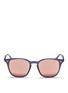 Main View - Click To Enlarge - RAY-BAN - 'RB4258' acetate square mirror sunglasses