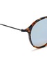 Detail View - Click To Enlarge - RAY-BAN - 'Round Fleck Flash' tortoiseshell acetate mirror sunglasses