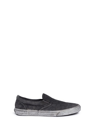 Main View - Click To Enlarge - VANS - 'Classic' washed paisley print skate slip-ons