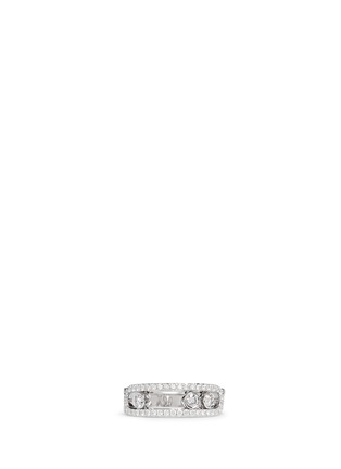 Main View - Click To Enlarge - MESSIKA - 'Move Paveé' diamond 18k white gold ring