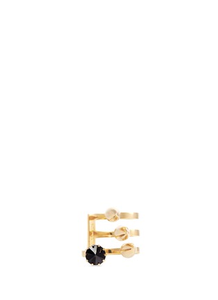 Main View - Click To Enlarge - JOOMI LIM - 'Love Thorn' crystal spike asymmetric cutout ring