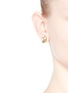 Figure View - Click To Enlarge - JOOMI LIM - 'Love Thorn' faux pearl spike stud earrings