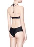 Back View - Click To Enlarge - MIKOH - 'Moorea' lattice halterneck cutout back swimsuit