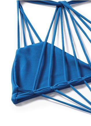 Detail View - Click To Enlarge - MIKOH - 'Seychelles' webbed strappy swimsuit