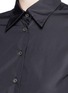 Detail View - Click To Enlarge - ANAÏS JOURDEN - Shirred hem cropped shirt