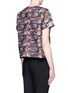 Back View - Click To Enlarge - ANAÏS JOURDEN - Abstract metallic jacquard top