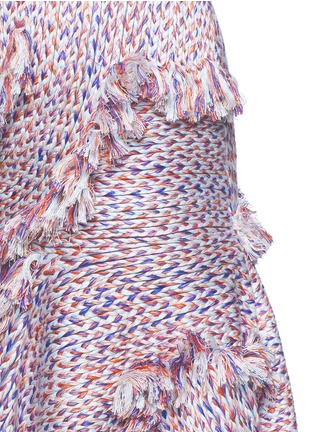 Detail View - Click To Enlarge - 73037 - 'Braid' frayed trim mermaid skirt