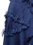 Detail View - Click To Enlarge - 73037 - 'Braid' frayed trim maxi skirt