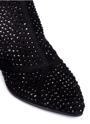 Detail View - Click To Enlarge - ASH - 'Hypnotic' crystal suede booties