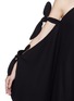 Detail View - Click To Enlarge - 72722 - 'Bunny Frou Frou' bow tie crepe gown