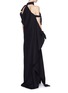 Back View - Click To Enlarge - 72722 - 'Bunny Frou Frou' bow tie crepe gown