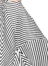 72722 - 'La Scarpa' cutout stripe organza gown