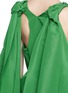 Detail View - Click To Enlarge - 72722 - 'Thumper' button detail silk gown