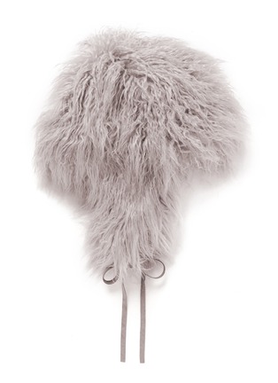 Main View - Click To Enlarge - STELLA MCCARTNEY - 'Fur Free Fur' drawstring trapper hat