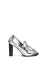 Main View - Click To Enlarge - STELLA MCCARTNEY - 'Hackney' mirror eco leather block heel loafers