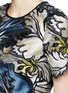 Detail View - Click To Enlarge - ERDEM - 'Emiko' floral embroidery organza top