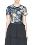 Main View - Click To Enlarge - ERDEM - 'Emiko' floral embroidery organza top