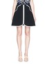Main View - Click To Enlarge - PETER PILOTTO - 'Disc' metal accent piped trim skirt
