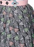 Detail View - Click To Enlarge - PETER PILOTTO - Floral stripe brocade maxi skirt