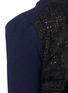 Detail View - Click To Enlarge - SACAI LUCK - Detachable collar broderie anglaise sweater combo dress