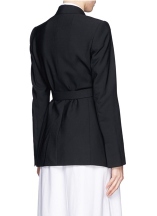 Back View - Click To Enlarge - THEORY - 'Jester' asymmetric pleat hem jacket