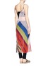 Back View - Click To Enlarge - DRIES VAN NOTEN - 'Dibelle' stripe silk chiffon camisole dress