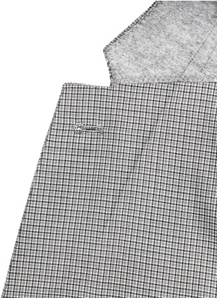 Detail View - Click To Enlarge - ARMANI COLLEZIONI - Virgin wool-silk houndstooth suit