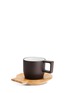 Main View - Click To Enlarge - JIA INC. - Purple clay espresso cup and saucer set