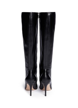 Back View - Click To Enlarge - GIANVITO ROSSI - Point toe leather boots