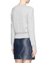 Back View - Click To Enlarge - SANDRO - Double layer hem sweater 