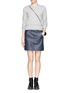 Figure View - Click To Enlarge - SANDRO - Double layer hem sweater 