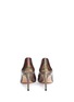 Back View - Click To Enlarge - GIANVITO ROSSI - Holographic leather pumps