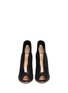 Figure View - Click To Enlarge - GIANVITO ROSSI - V-throat cracked leather booties