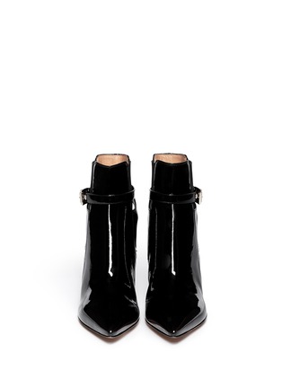 Figure View - Click To Enlarge - GIANVITO ROSSI - Patent leather Chelsea boots
