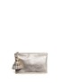 Main View - Click To Enlarge - ANYA HINDMARCH - 'Georgiana' tassel leather zip clutch