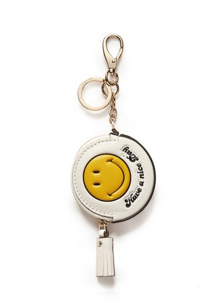Main View - Click To Enlarge - ANYA HINDMARCH - 'Smiley' coin purse keychain
