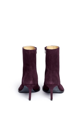 Back View - Click To Enlarge - ANN DEMEULEMEESTER - Suede ankle boots