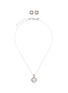 Main View - Click To Enlarge - JOHN HARDY - 'Heritage' silver hammered quadrangle earring and necklace gift set