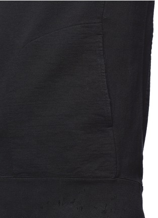 Detail View - Click To Enlarge - THE VIRIDI-ANNE - Cotton jersey hoodie