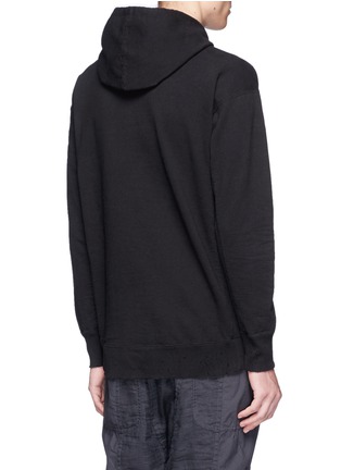 Back View - Click To Enlarge - THE VIRIDI-ANNE - Cotton jersey hoodie