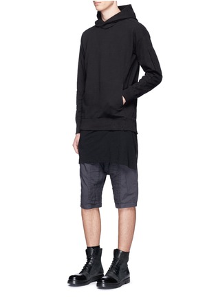 Figure View - Click To Enlarge - THE VIRIDI-ANNE - Cotton jersey hoodie