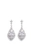 Main View - Click To Enlarge - CZ BY KENNETH JAY LANE - Cubic zirconia dreamcatcher drop earrings