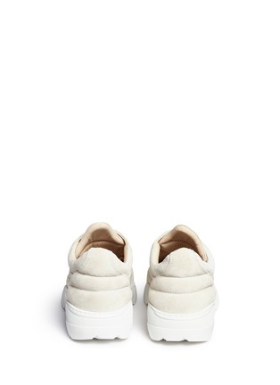 Back View - Click To Enlarge - FILLING PIECES - 'Apache Runner' suede sneakers