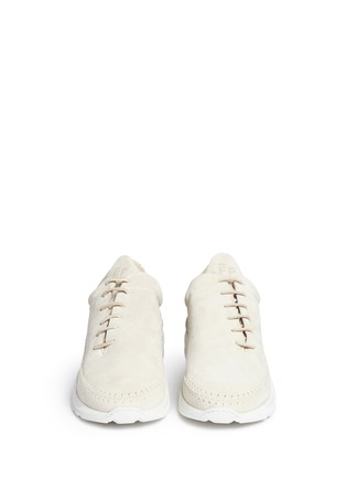 Front View - Click To Enlarge - FILLING PIECES - 'Apache Runner' suede sneakers