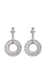 Main View - Click To Enlarge - CZ BY KENNETH JAY LANE - Cubic zirconia concentric circle drop earrings