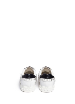 Back View - Click To Enlarge - ASH - 'Podium' stud leather sneakers