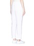 Back View - Click To Enlarge - JAMES PERSE - Elastic waist linen canvas pants